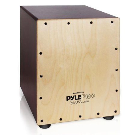 PYLE Stringed Jam Cajon - Wooden Cajon Percussion Box, PCJD16 PCJD16